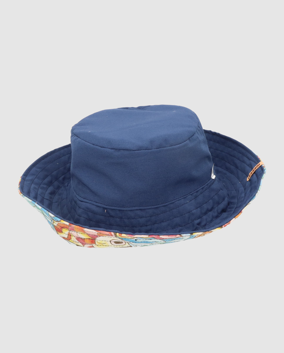 Sombrero Bucket Mavari reversible peces x Cemeceta Azul