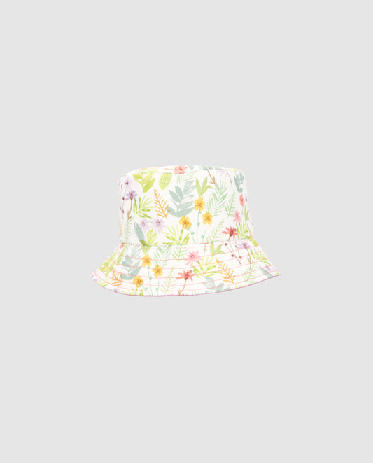 Sombrero Reversible mini flores