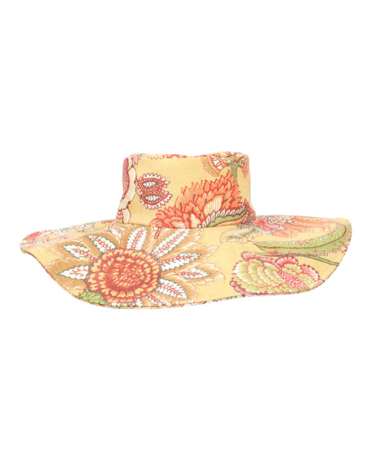 Sombrero Pamela reversible flores